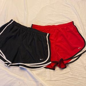 Nike Women’s Dri-fit Tempo Running shorts Lot of 2 XXL